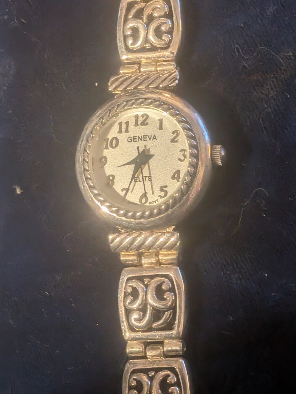 Geneva Elite Silver-Tone Women's Bracelet Watch - Silver